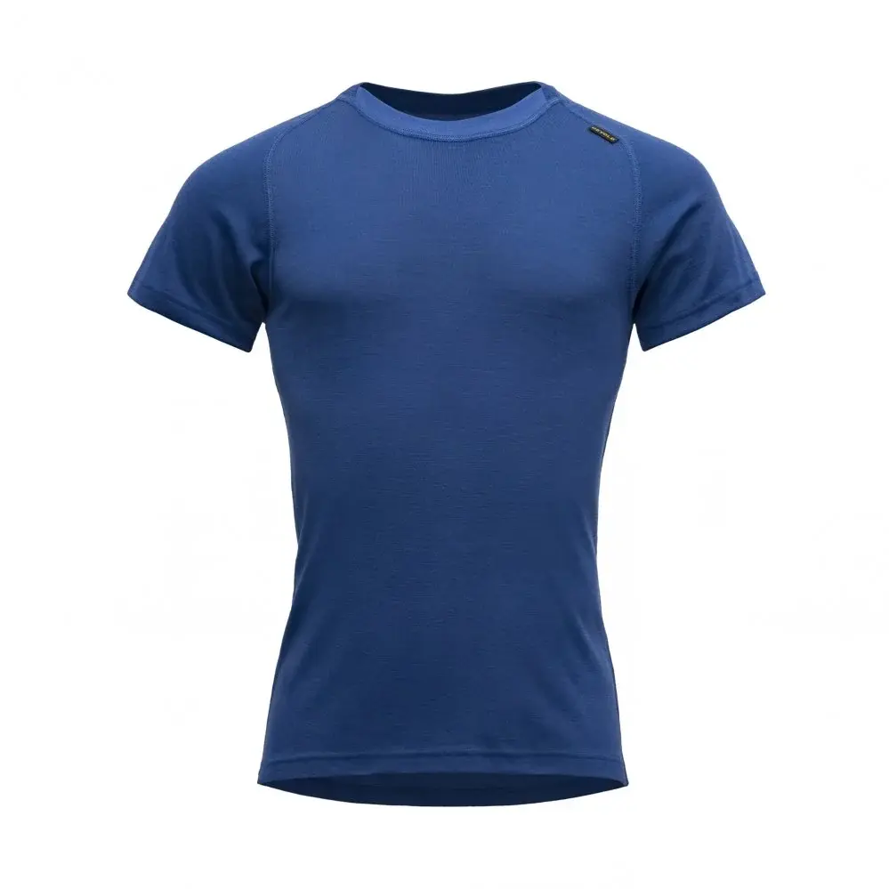 Pánské funkční tričko Devold Basic Man T-Shirt Blue Pen