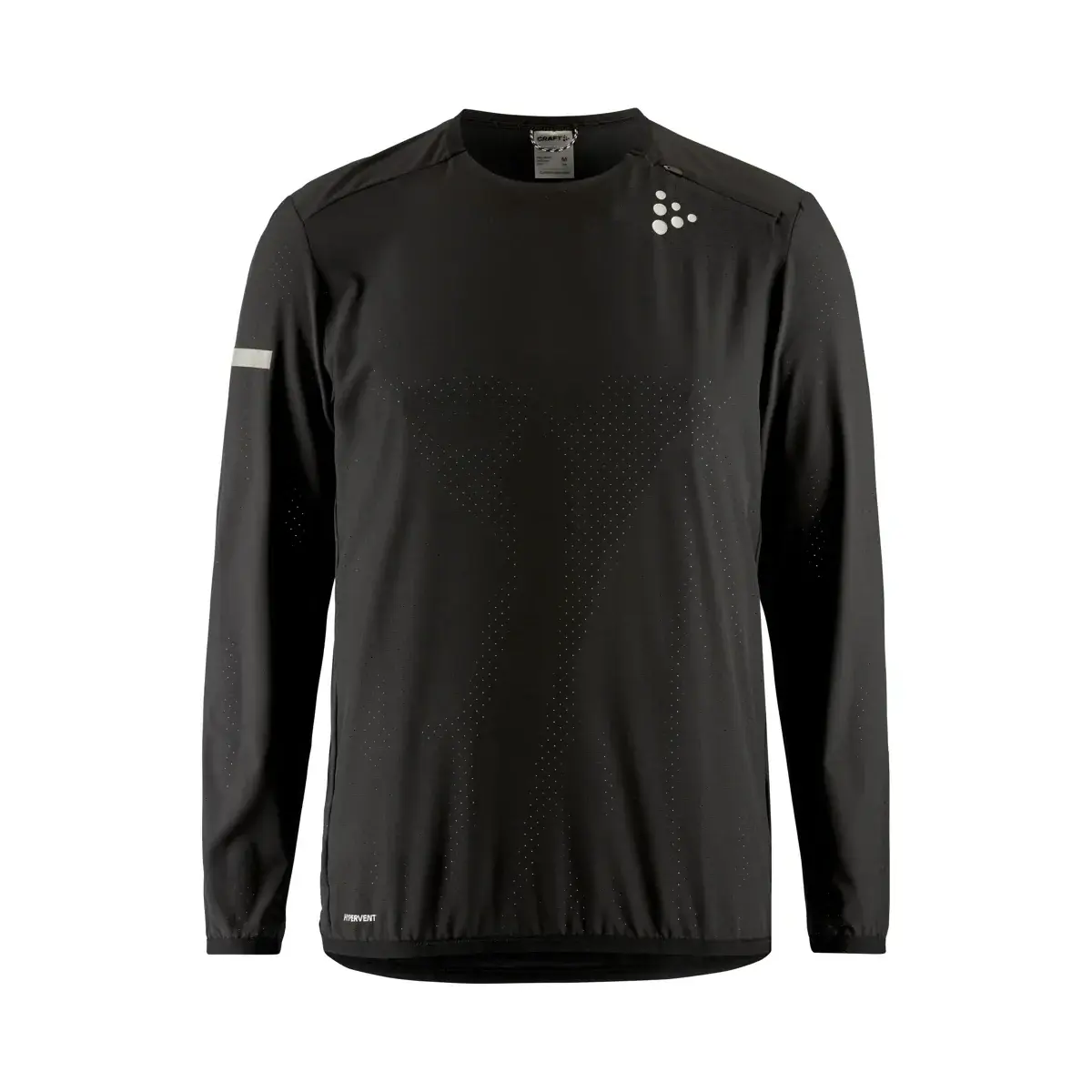 Herren-T-Shirt Craft PRO Hypervent LS Wind 2 schwarz