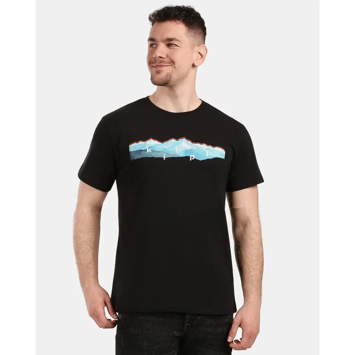 Herren-T-Shirt Kilpi DISCOVER-M schwarz