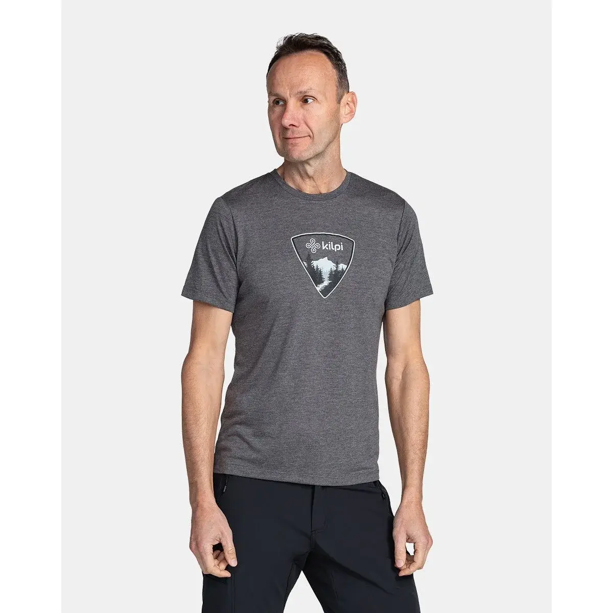 Herren-T-Shirt Kilpi Garove-M dunkelgrau
