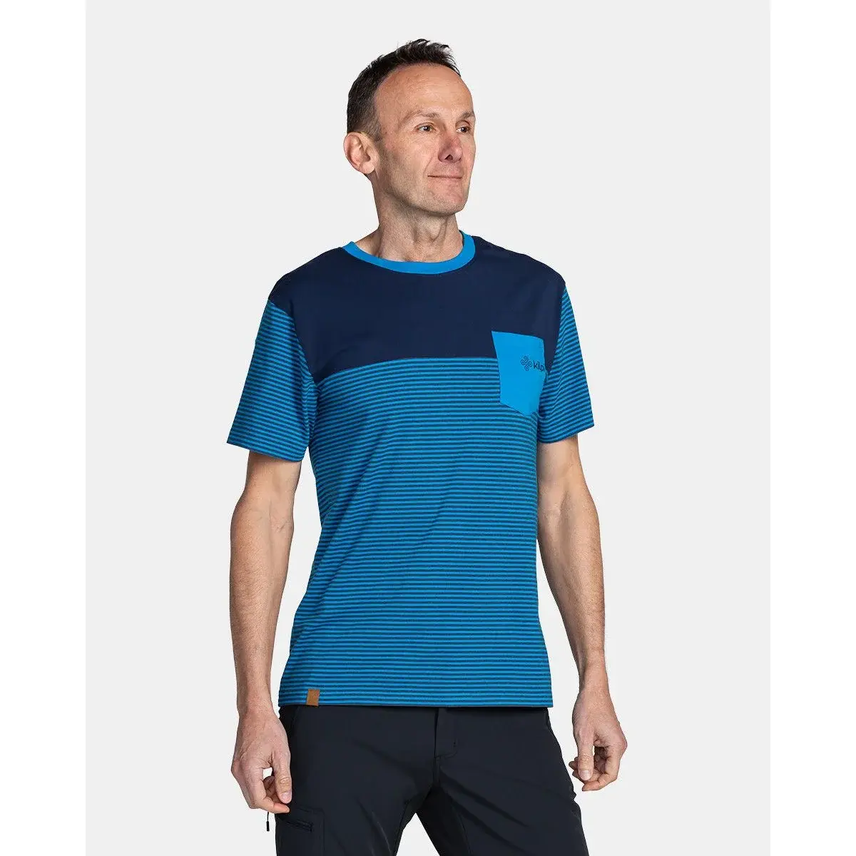 Herren-Baumwoll-T-Shirt Kilpi Sorga-M dunkelblau