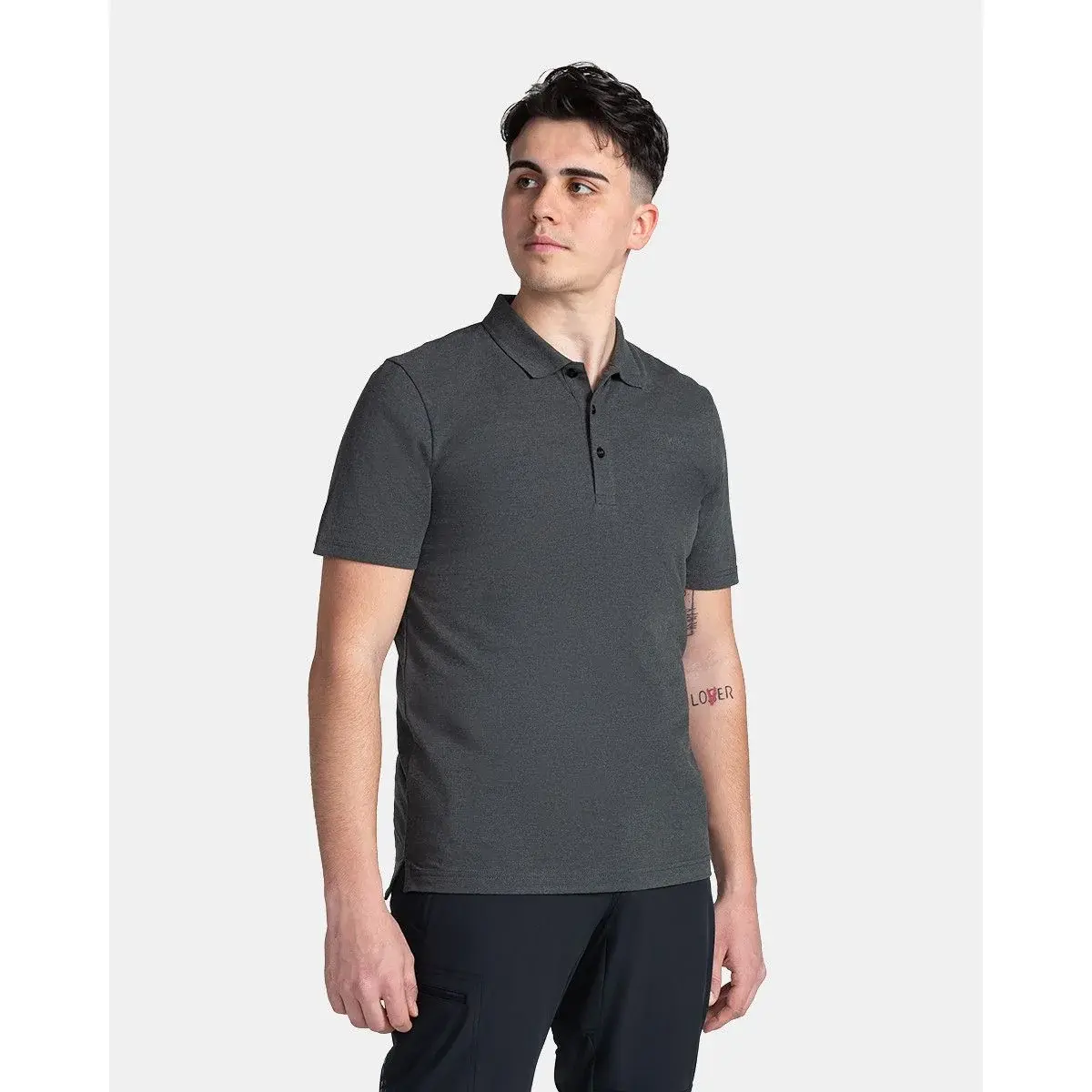 Kilpi Herren-Baumwoll-T-Shirt Kilpi Vilar-M schwarz