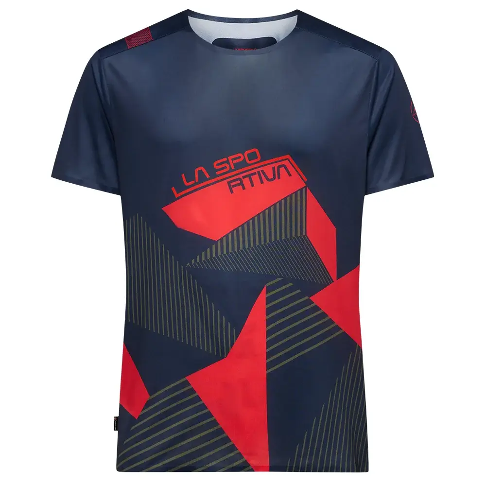 Herren-T-Shirt La Sportiva COMP T-SHIRT night sky/mountain red