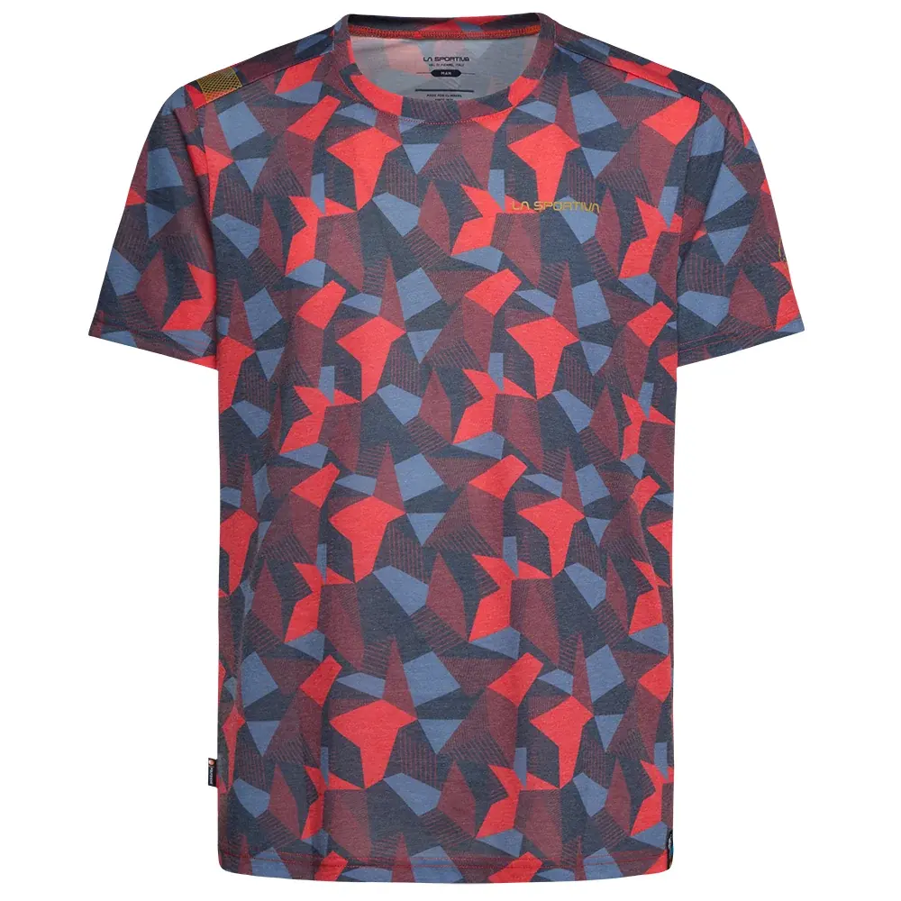 La Sportiva Herren-T-Shirt La Sportiva Dimension mountain red/onyx