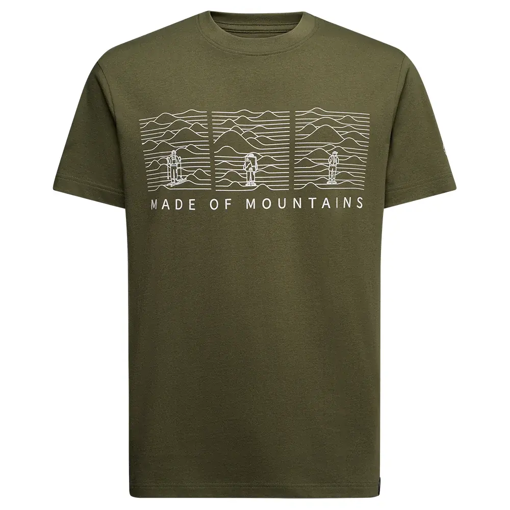 Herren-T-Shirt La Sportiva Made of Mountain cypress/chalk