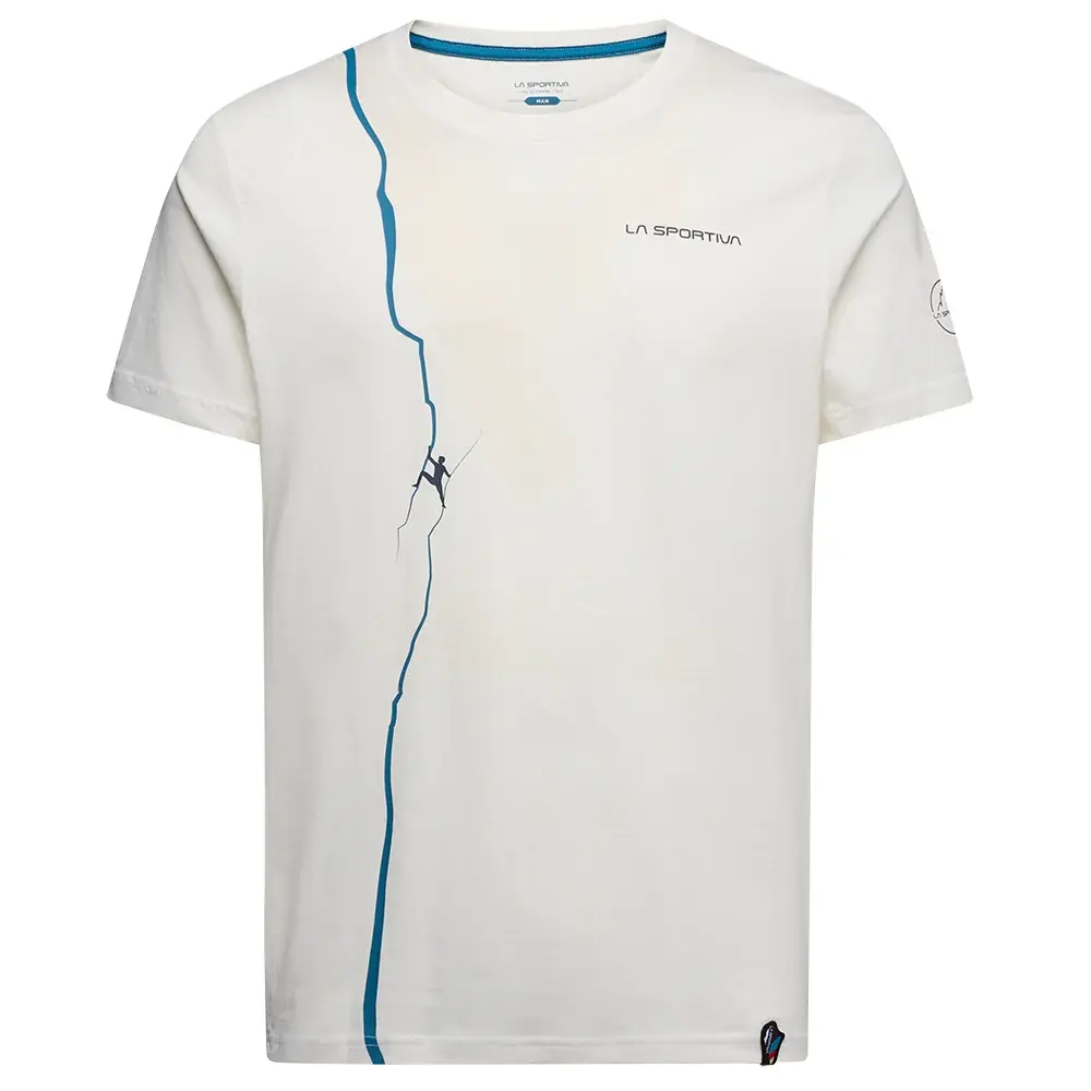 La Sportiva Herren-T-Shirt La Sportiva Route chalk/lake