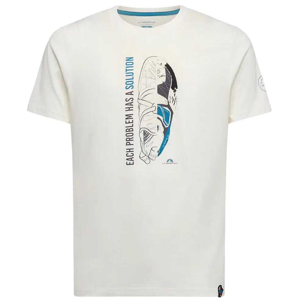 Herren-T-Shirt La Sportiva Solution T-Shirt chalk/lake