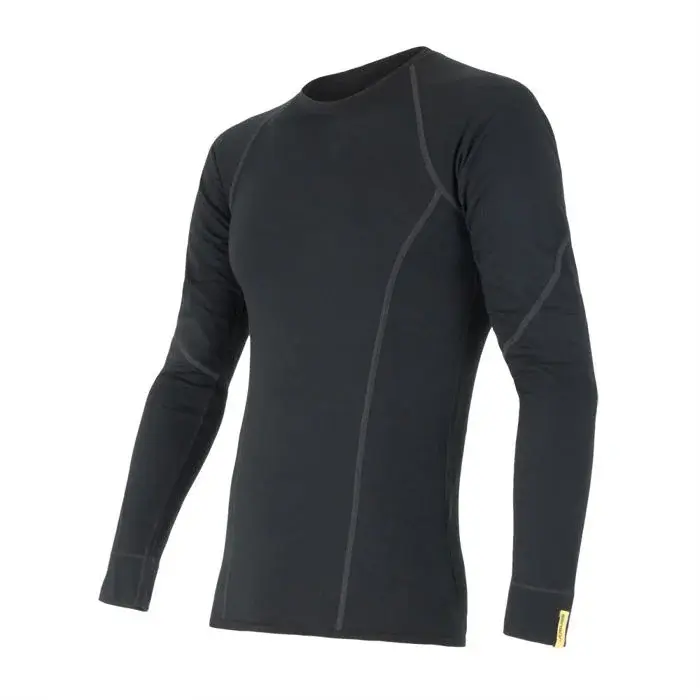 Sensor Herren-Funktions-Langarmshirt Sensor Merino Active schwarz