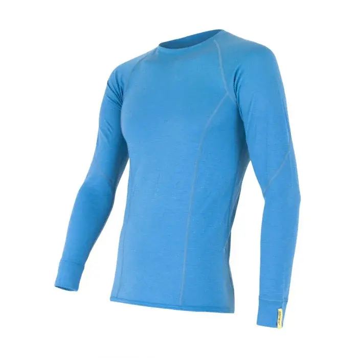 Sensor Herren-Funktions-Langarmshirt Sensor Merino Active blau