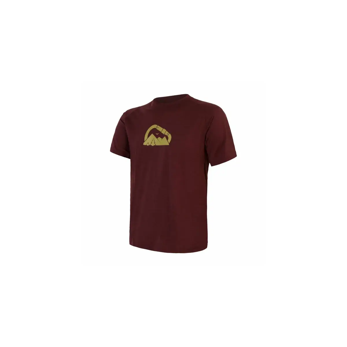 Sensor Herren-T-Shirt Sensor Merino Air PT Summit port red