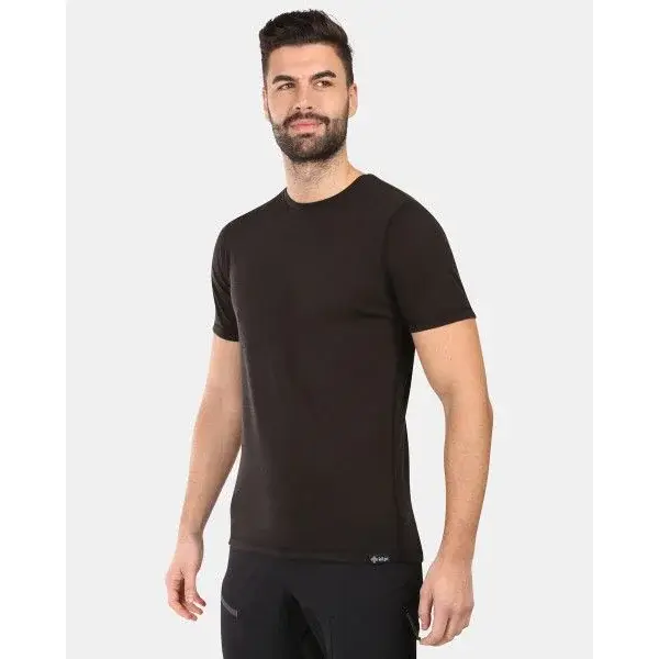 Herren-Merinoshirt Kilpi SLOPER-M schwarz
