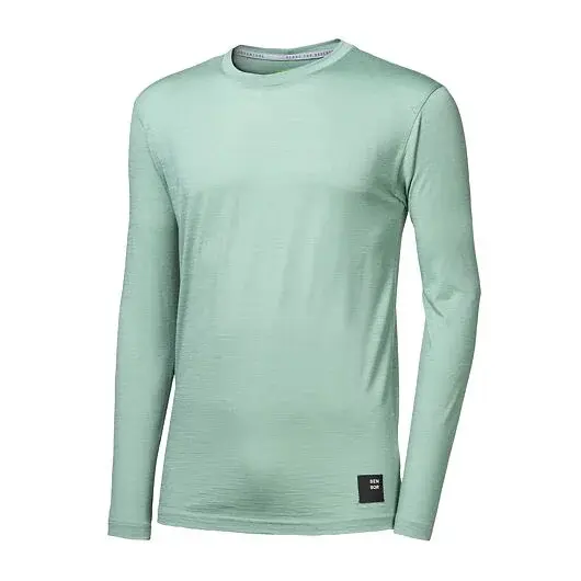 Sensor Herren-Langarmshirt Sensor MERINO CORDURA basil green