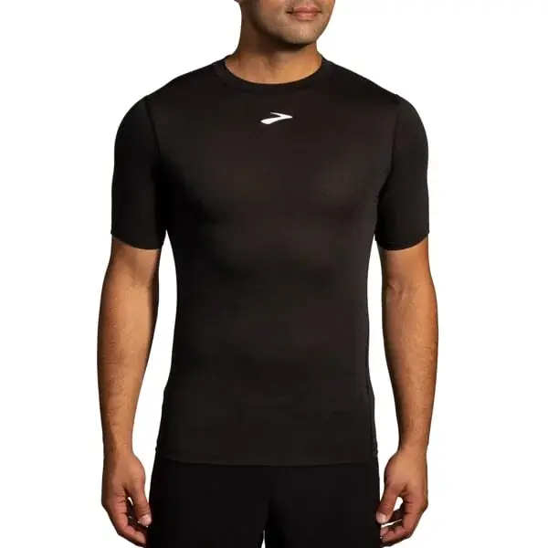 Brooks Herren-T-Shirt Brooks High Point Short Sleeve schwarz
