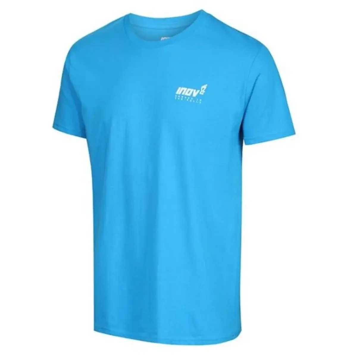 Herren-Freizeit-T-Shirt Inov8 Cotton Tee "Forged" M hellblau