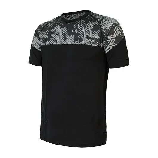 Sensor Herren-Funktions-T-Shirt Sensor Merino Impress schwarz/honeycomb