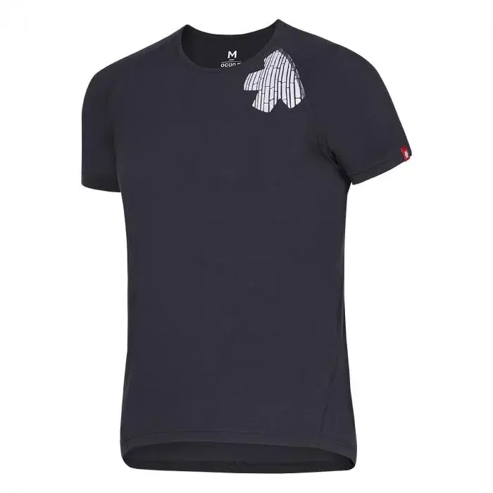Ocún Herren-T-Shirt Ocún Bamboo Blossom Men D-Grey Ink