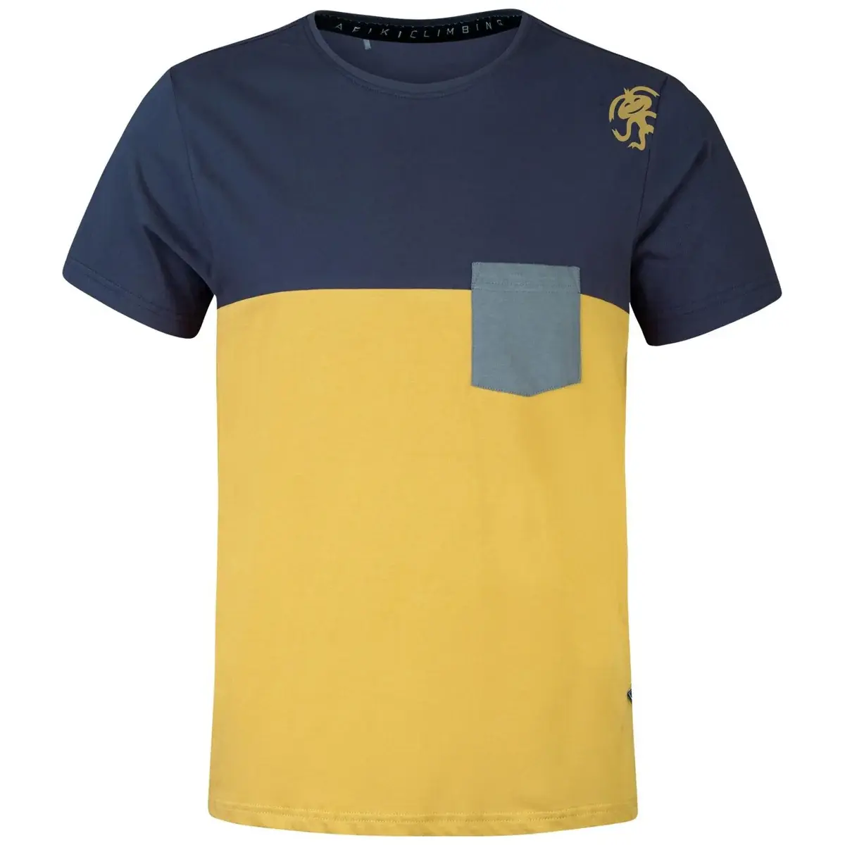 Herren-T-Shirt Rafiki Grab LT khaki/india
