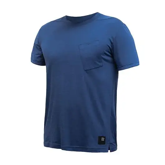 Herren-T-Shirt Sensor Merino Air Traveller dunkelblau