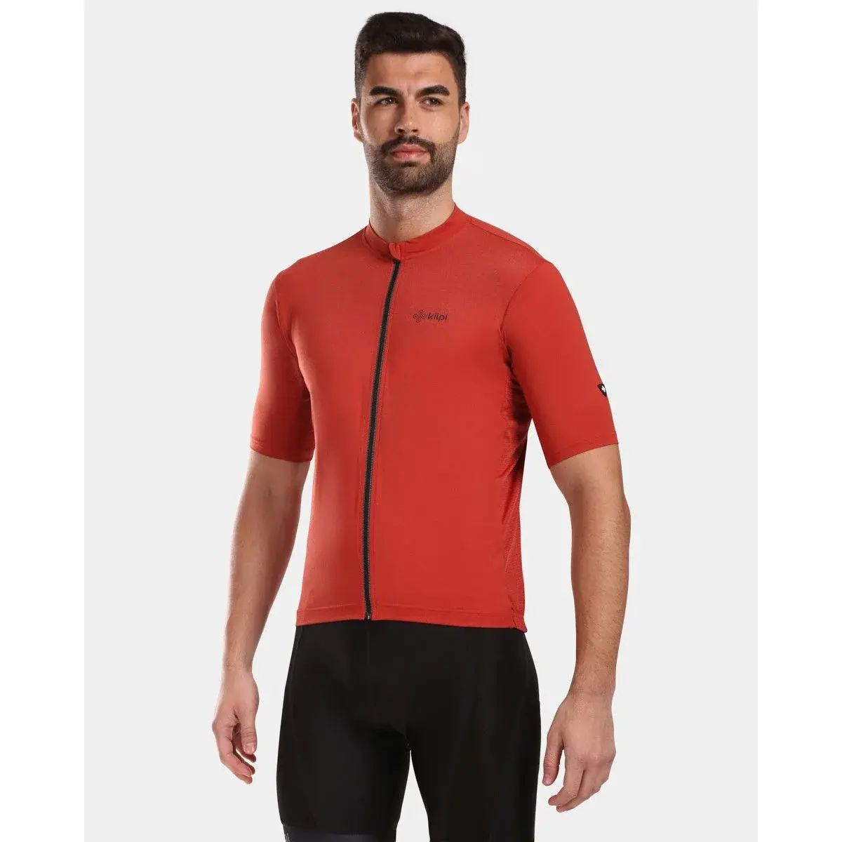 Kilpi Herren-Radtrikot Kilpi Cavalet-M dark red