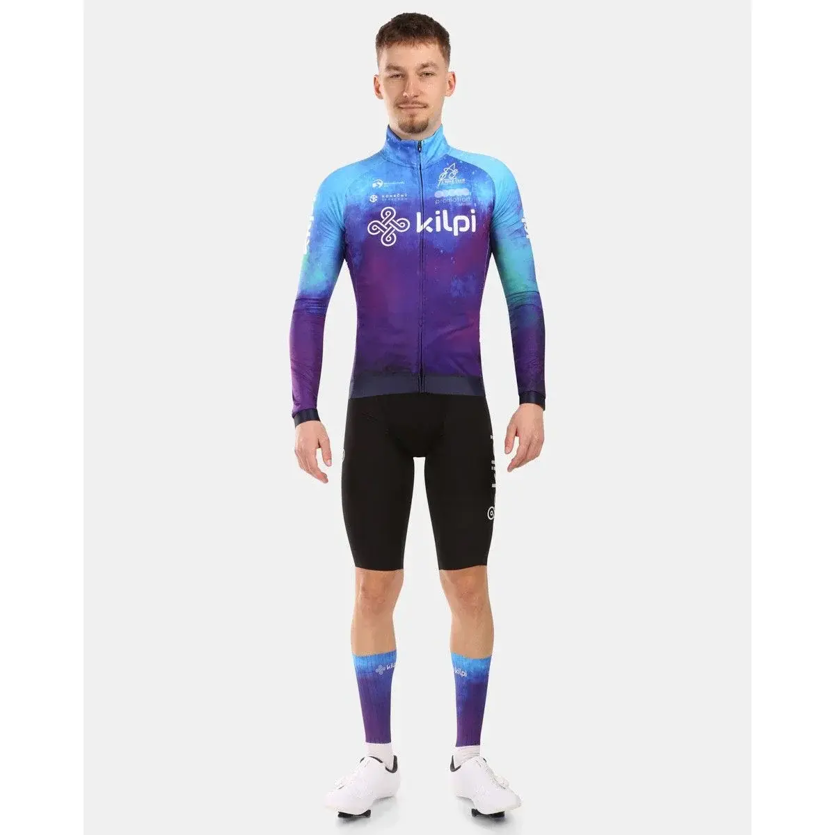 Herren-Langarm-Radtrikot Kilpi VULCANO-M blau