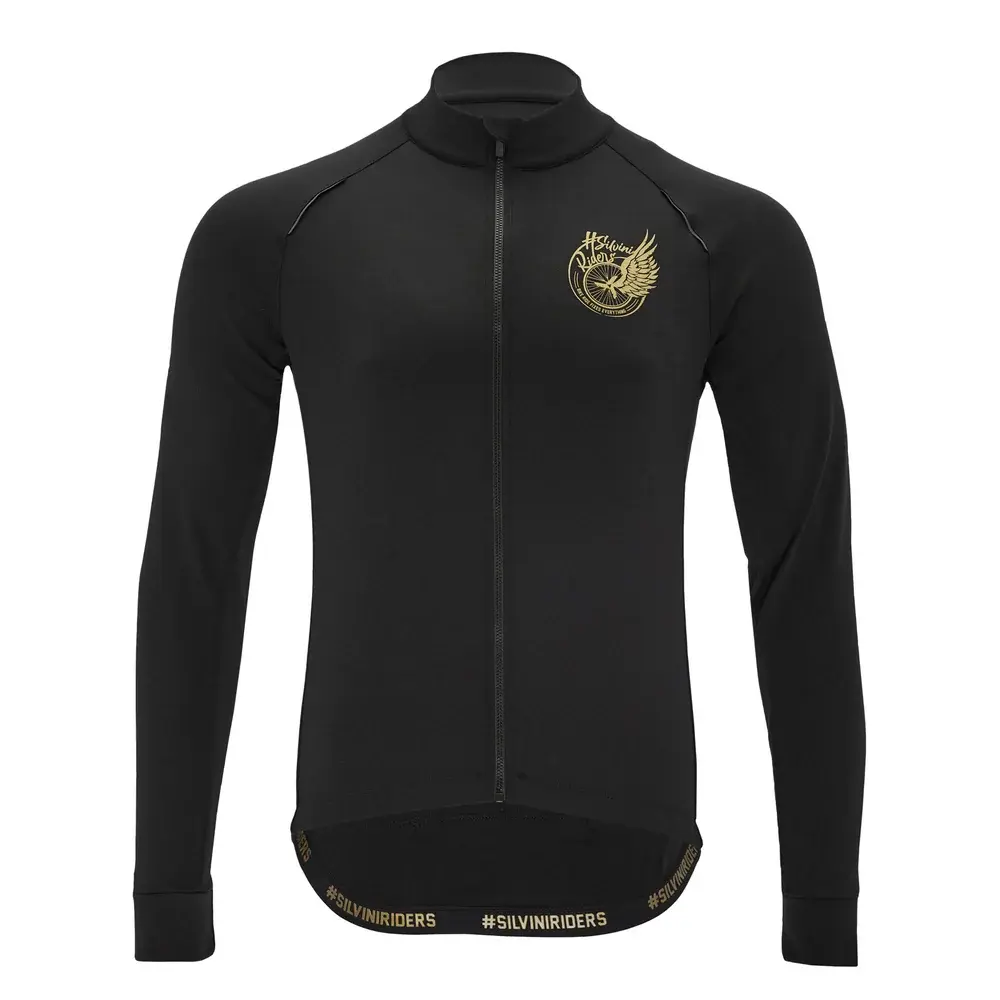 Pánský cyklistický dres Silvini Levorno MD2207 black-gold