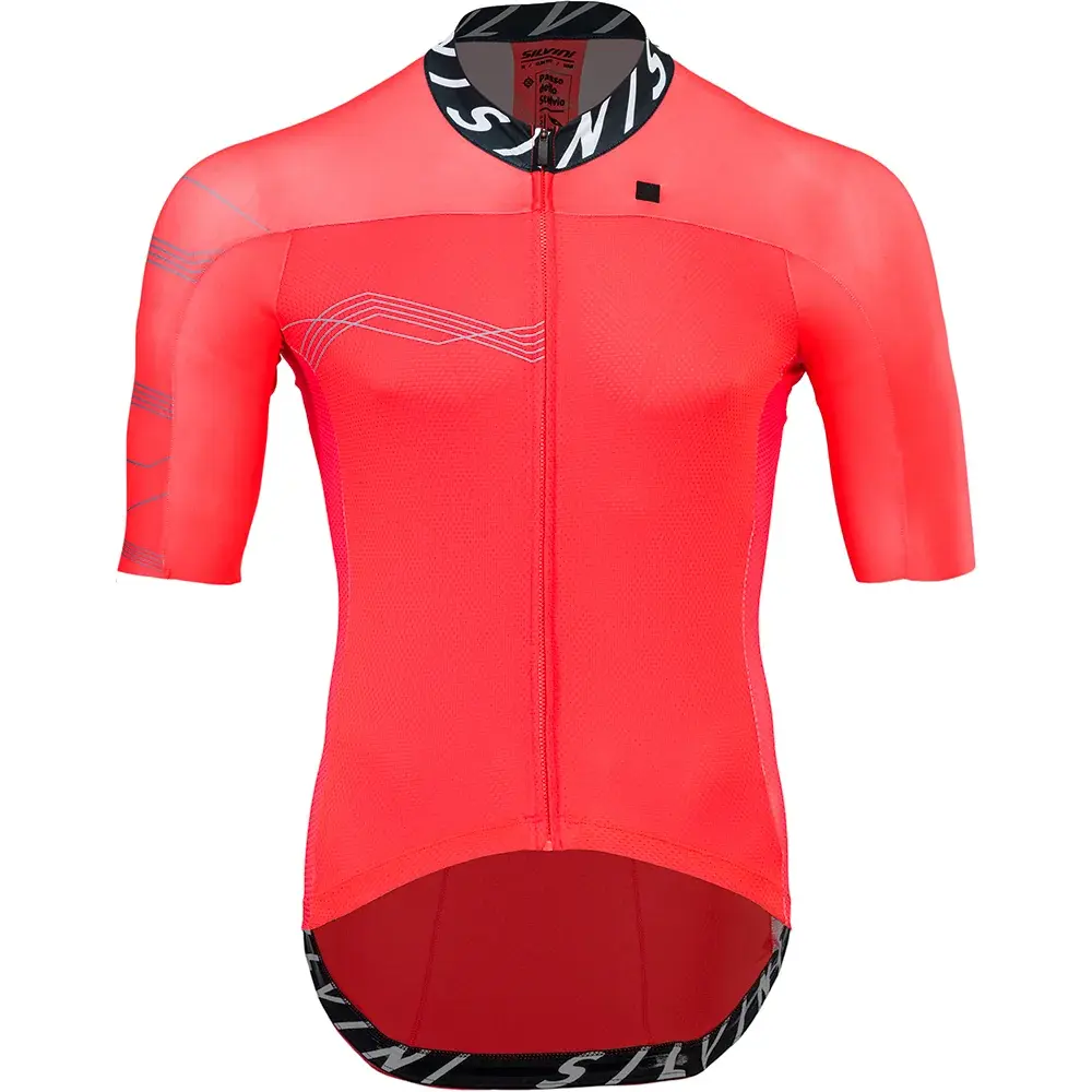 Herren-Radtrikot Silvini Stelvio Ruby black
