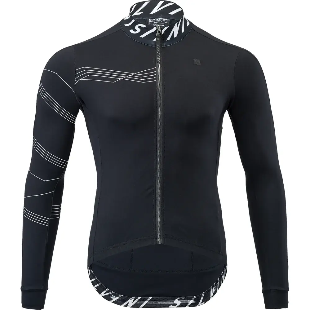 Herren-Radtrikot Silvini Varano Black white