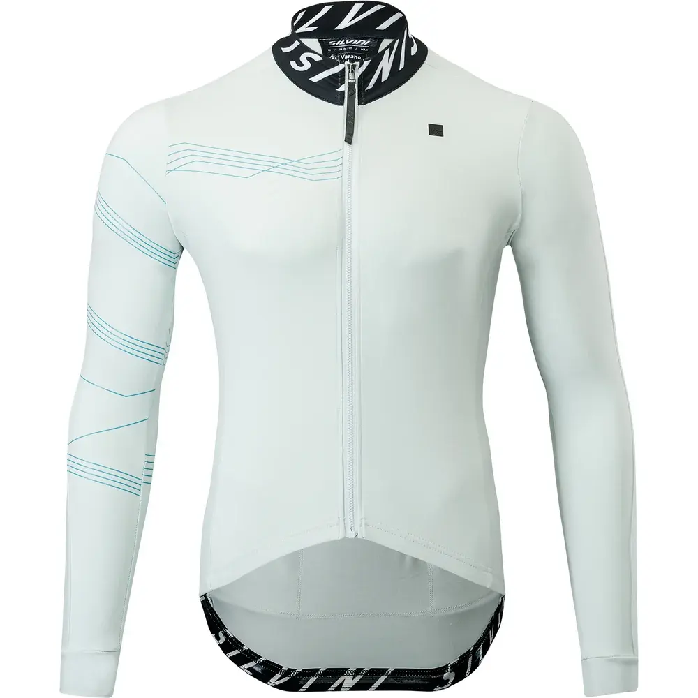 Herren-Radtrikot Silvini Varano Light blue/black
