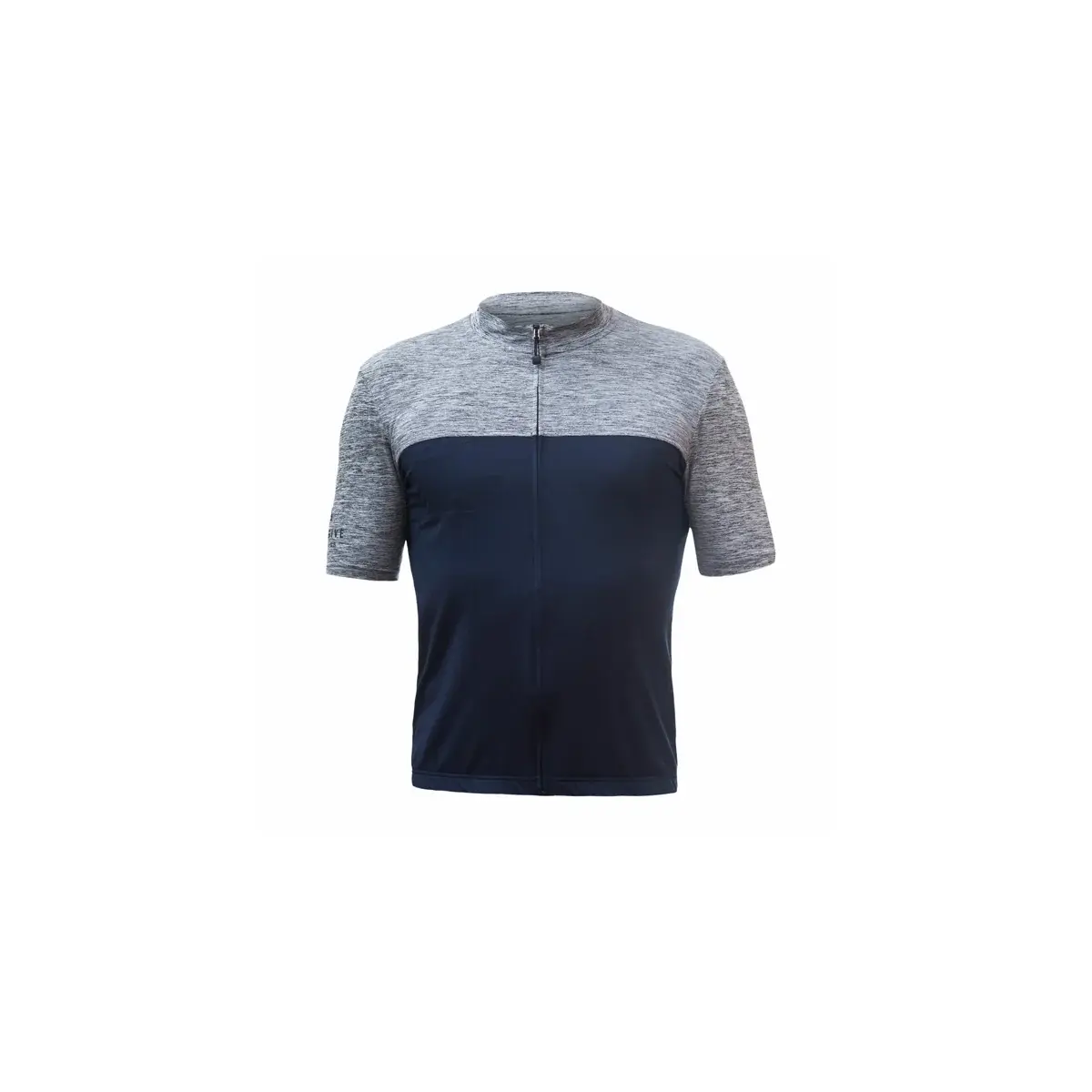 Herrentrikot Sensor Cyklo Motion celozip deep blue/grau