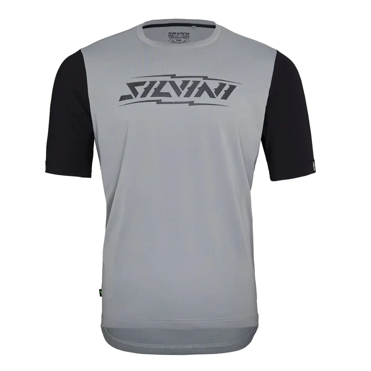 Silvini Herrentrikot Silvini MD2633 Zinolo grey-black