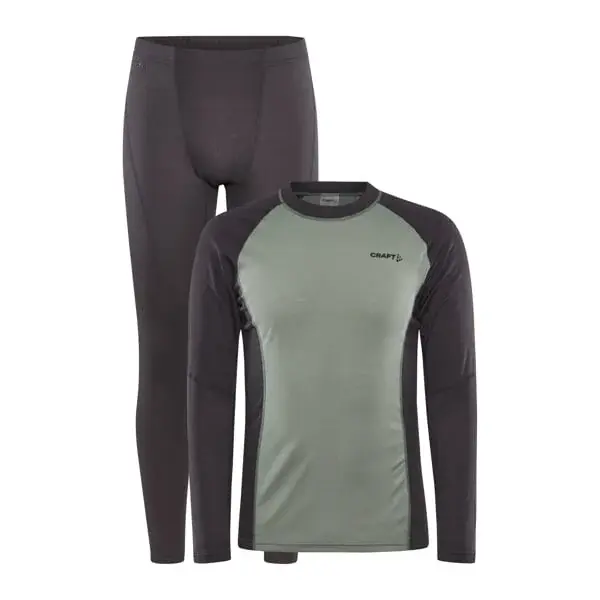 Pánský funkční set Craft Core Warm Baselayer šedá