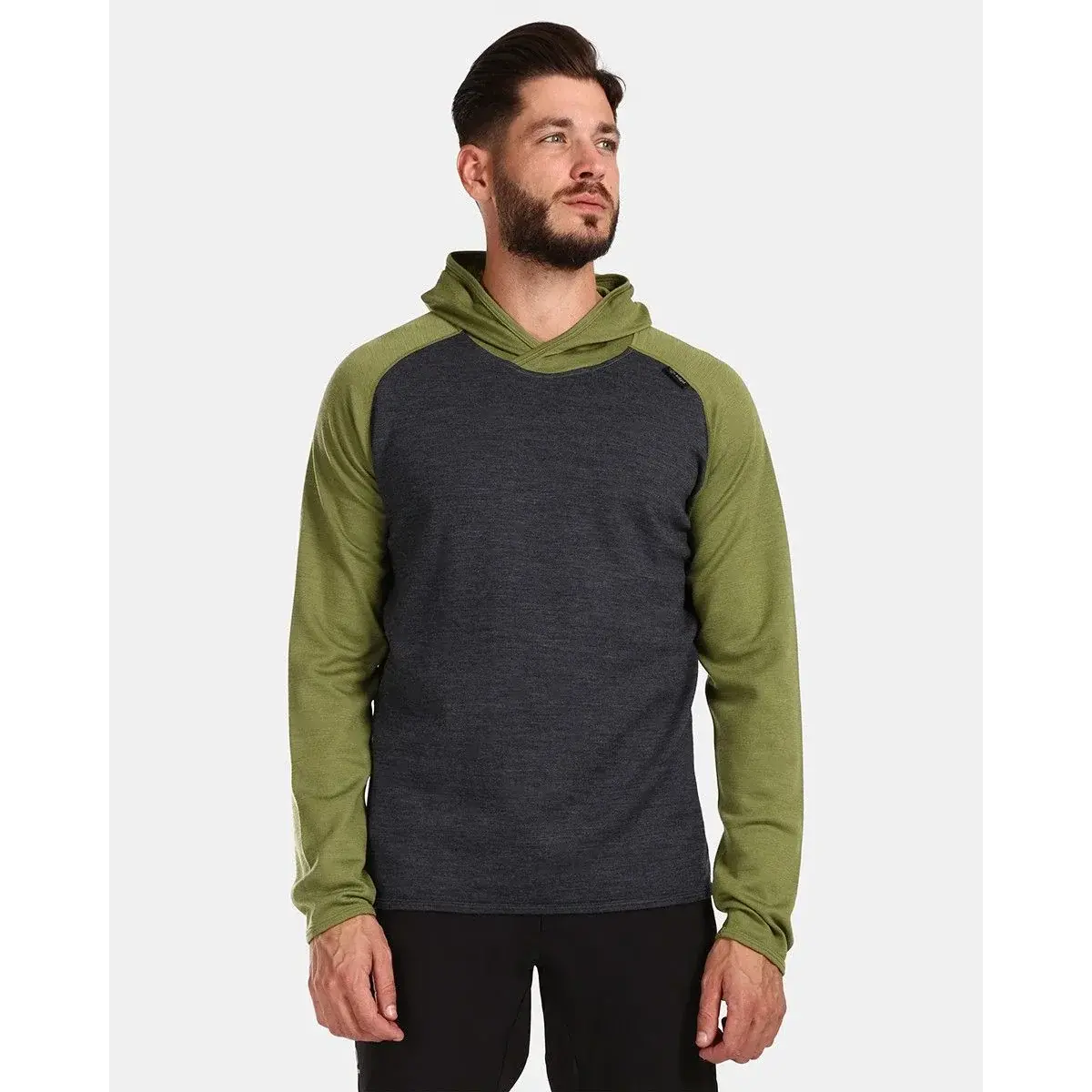 Herren-Kapuzenpullover Kilpi MOSEO-M grün