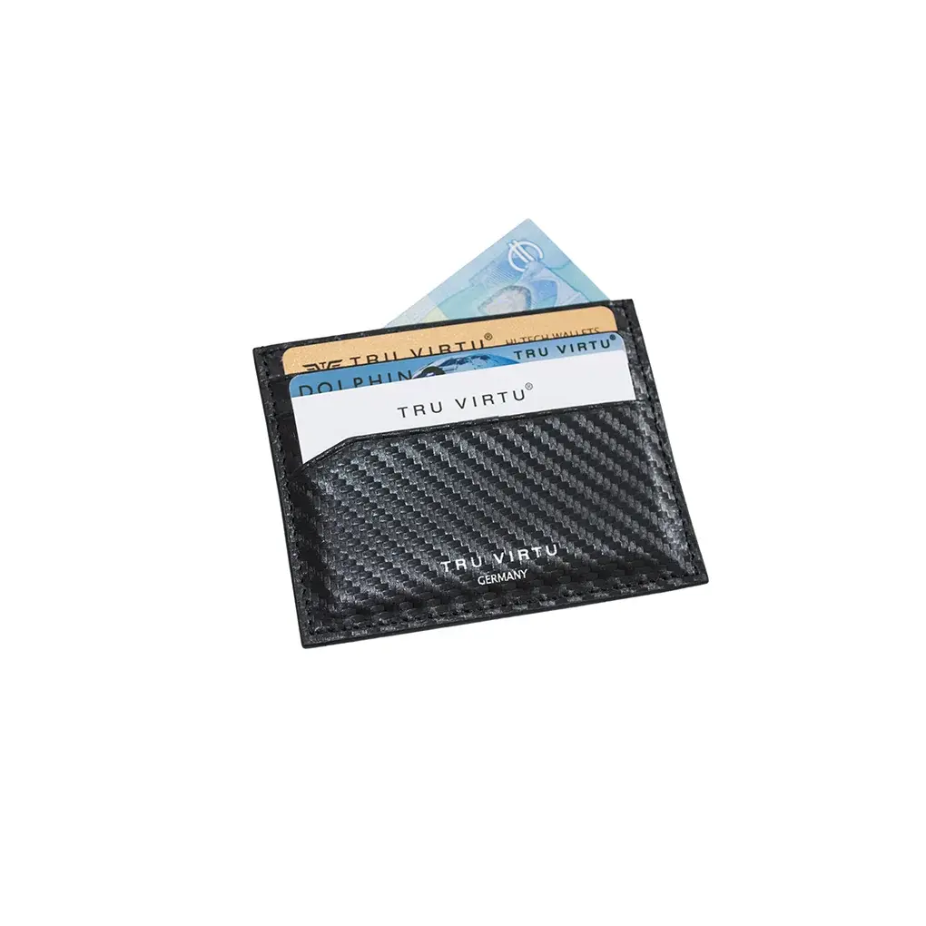 Tru Virtu Geldbörse Tru Virtu Soft Shell Hi-Tech schwarz