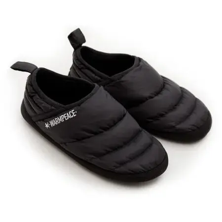 Warmpeace Daunen-Hüttenschuhe Warmpeace black