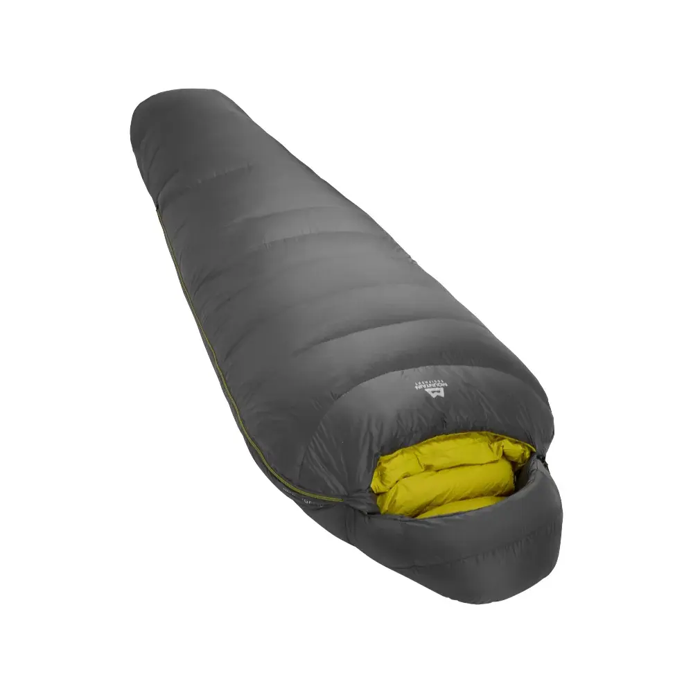 Mountain Equipment Daunenschlafsack Mountain Equipment Helium GT 800 Regular Anvil Grey Links