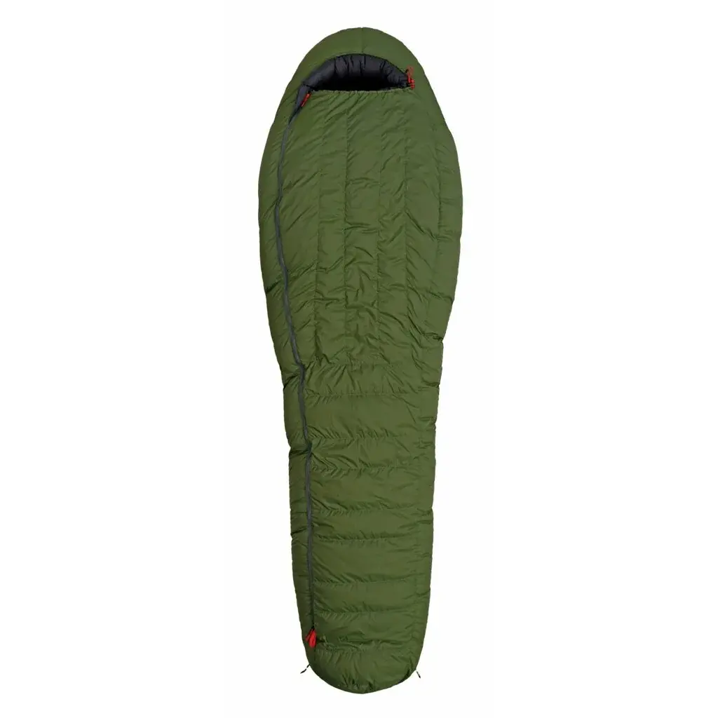 Warmpeace Daunenschlafsack WARMPEACE Horizont 1400 Riffle green/black