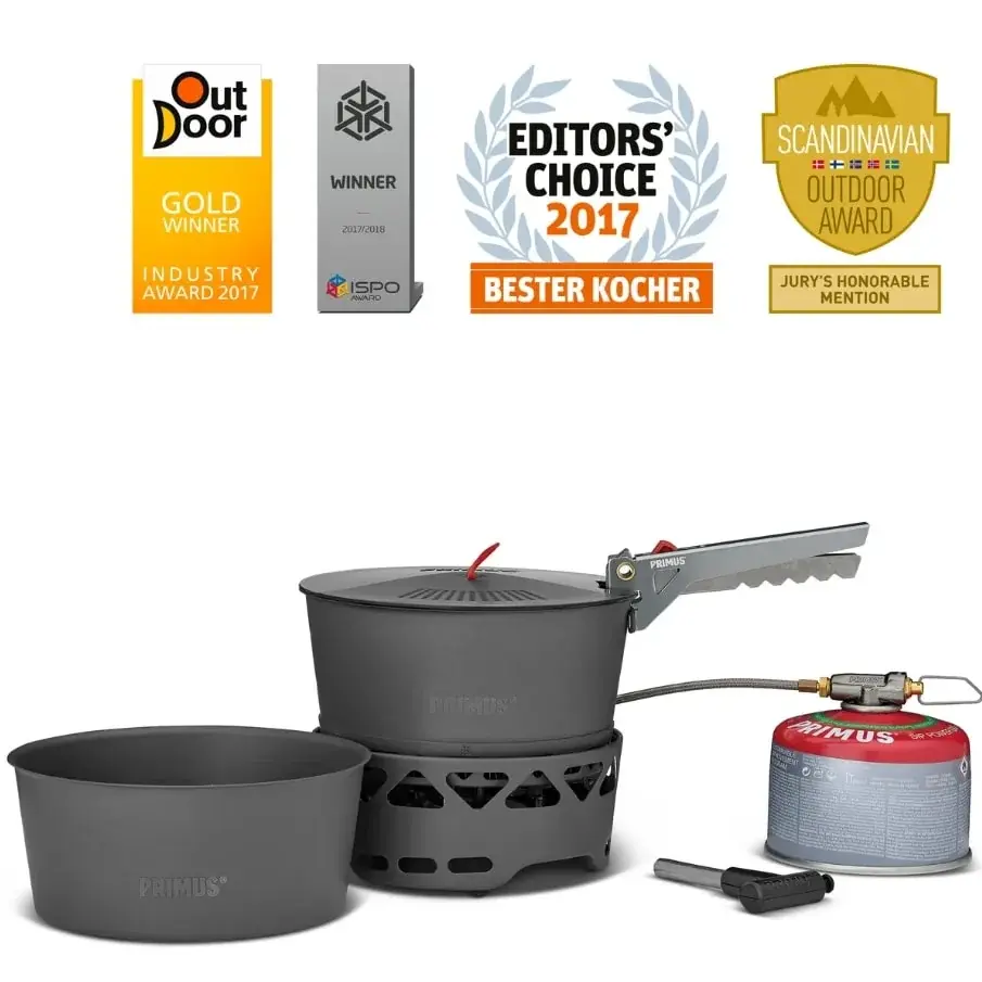 PRIMUS Gaskocher PRIMUS PrimeTech Stove Set II 1.3L dunkelgrau 1,3L