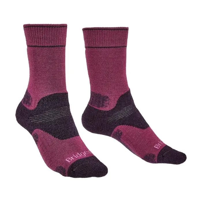 Bridgedale Socken Bridgedale Hike Midweight Boot Merino Performance Women's berry/352