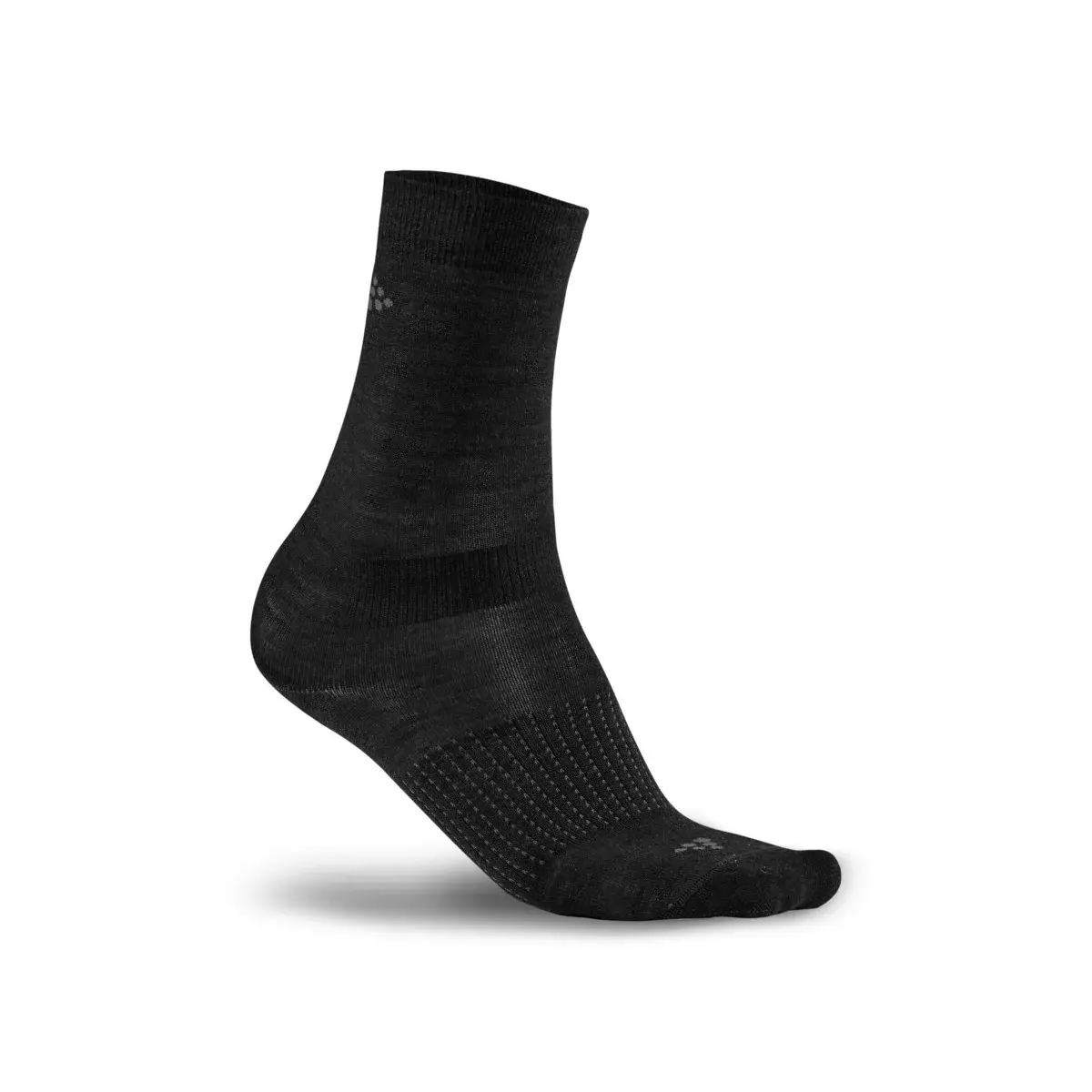 Craft Mittelhohe warme Socken Craft Wool Liner Warm 2-pack schwarz