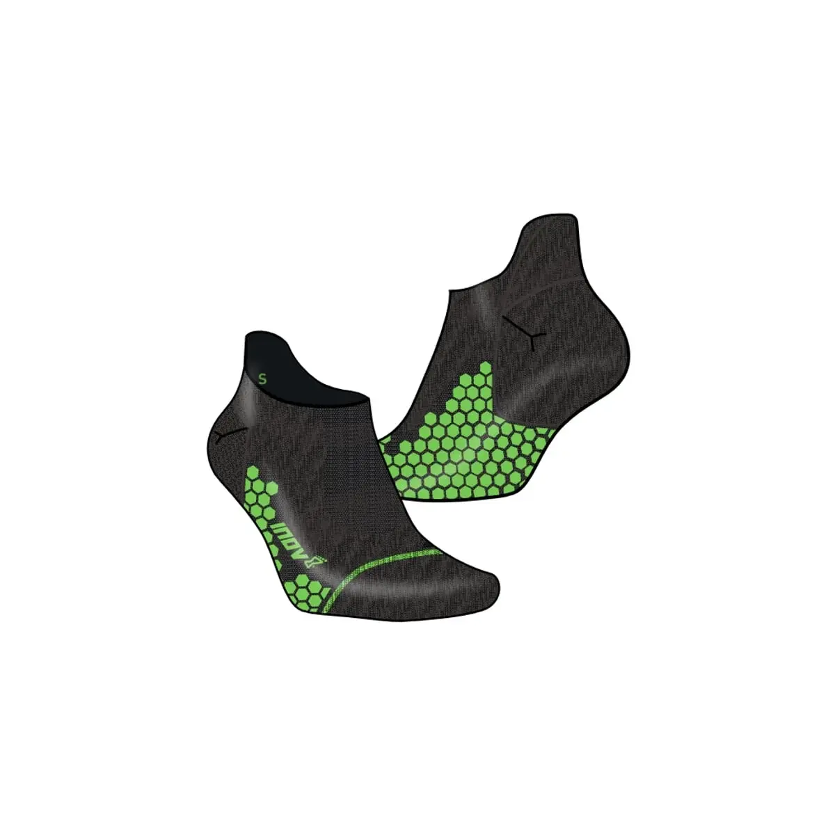 Socken Inov8 Trailfly Ultra Sock Low black/green