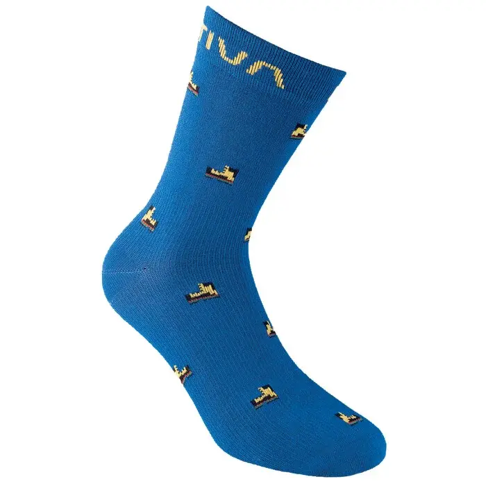 Damensocken La Sportiva Outdoor Fun Socks Electric Blue/Yellow