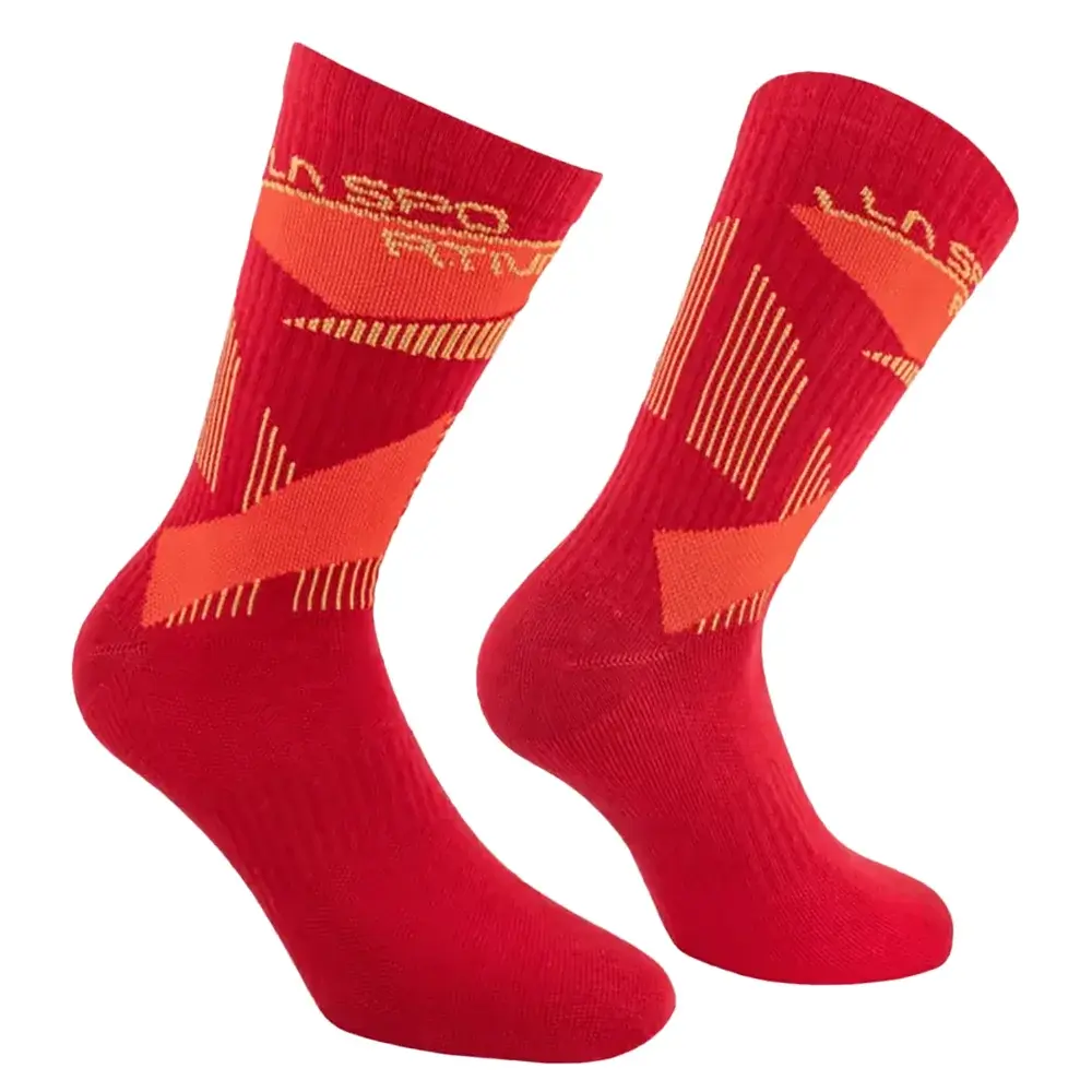 Socken La Sportiva Outdoor Fun Socks Redwood/Mountain Red
