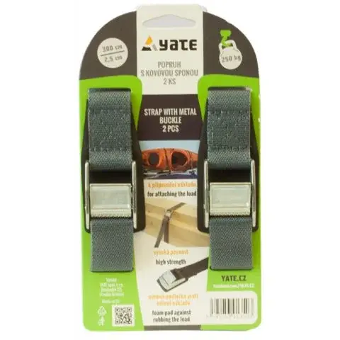 Yate Gurtband Yate mit Metallschnalle 2,5x300cm -2 Stk