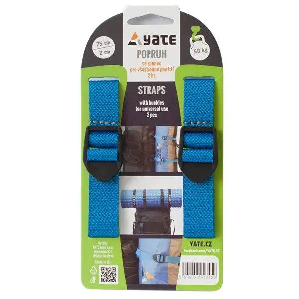 Yate Gurtband Yate mit Schnalle 2x75 cm - 2 Stk
