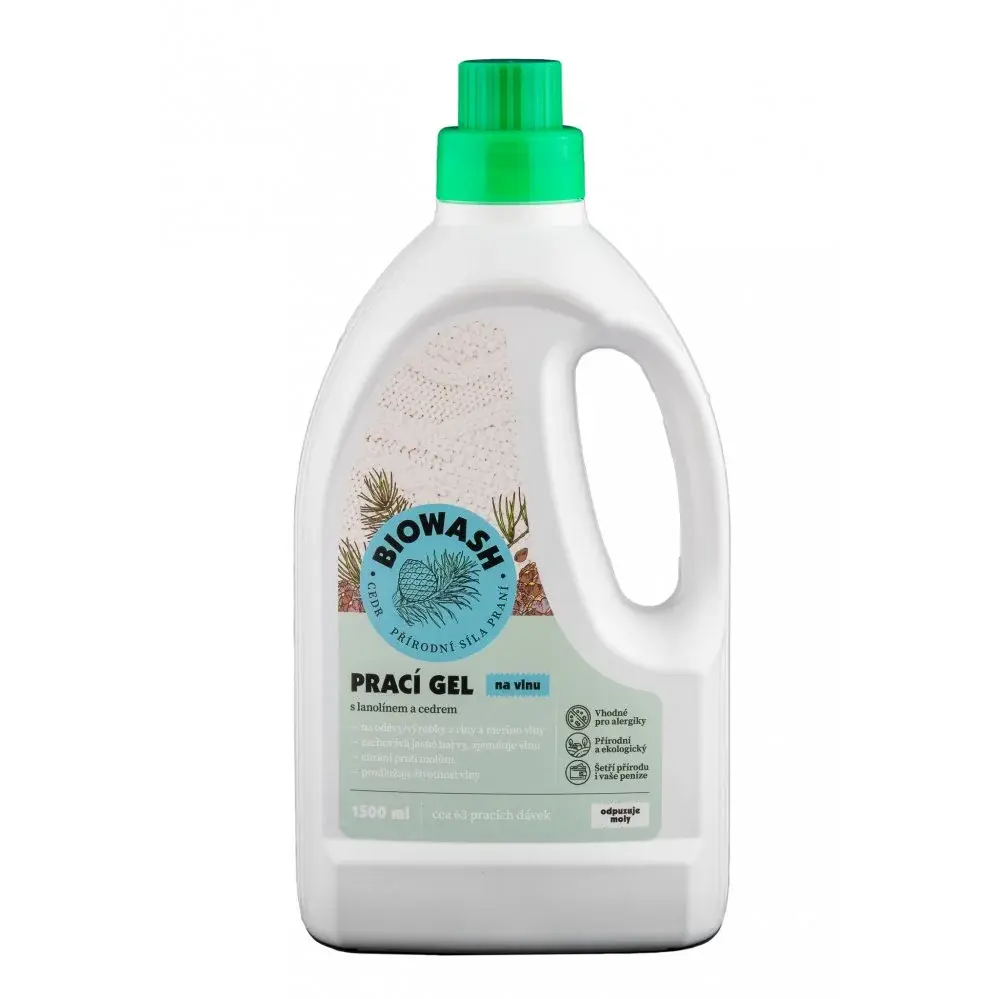 BioWash Merino-Waschmittel BioWash Zeder/Lanolin 1,5L