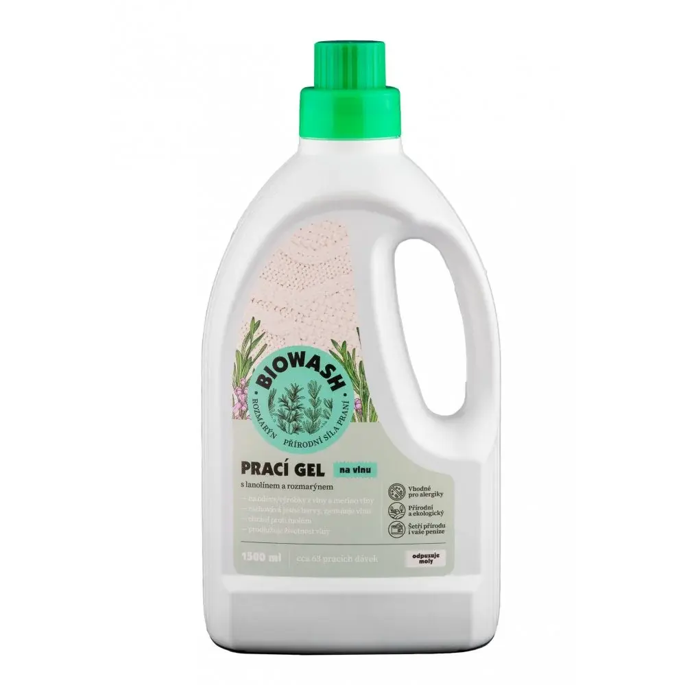 BioWash Wollwaschmittel BioWash Rosmarin/lanolin 1,5 l