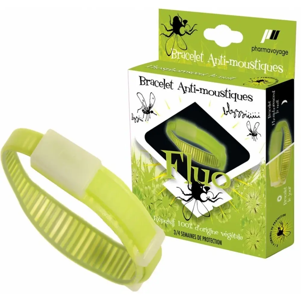PharmaVoyage Insektenschutz-Armband PharmaVoyage neongrün