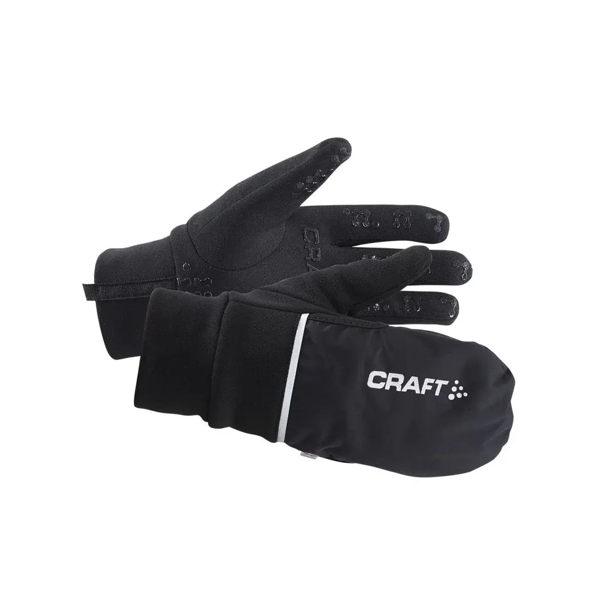 Cyklistické kombinované rukavice Craft Hybrid Weather černá