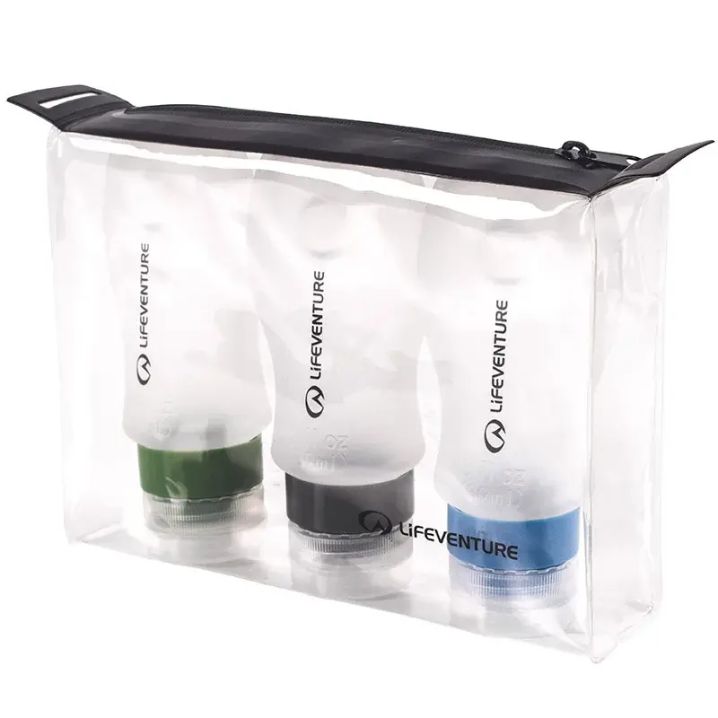 Sada lahviček Lifeventure Silicon Bottle Set