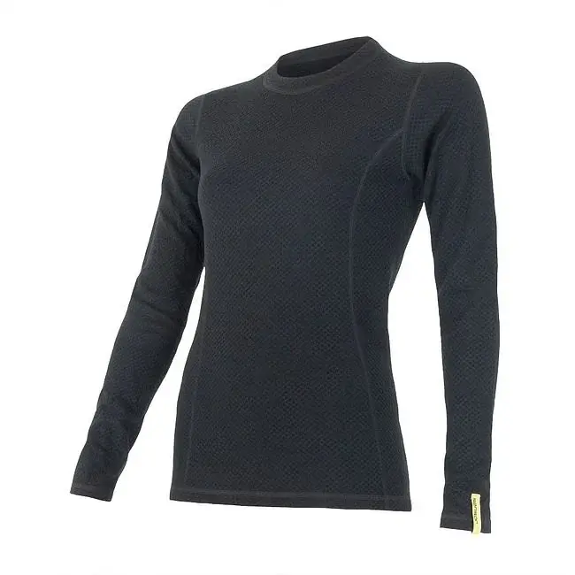 Sensor Damen-Funktions-Langarmshirt Sensor Merino DF schwarz